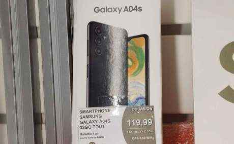 Smartphone Samsung Galaxy A04S 32 GO neuf scellé