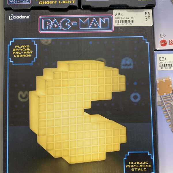 Lampe Pac-Man Pixels