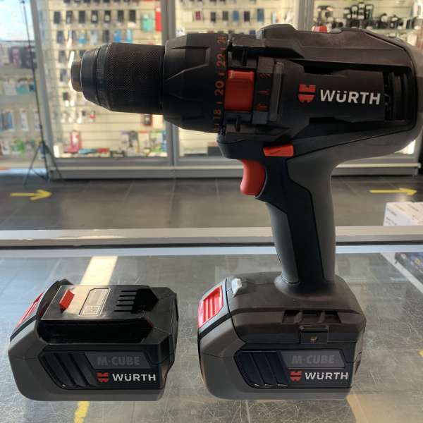 Perceuse Wurth ABS 18 Power avec chargeur et 2 batteries