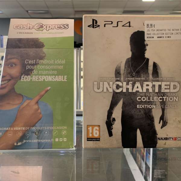 Jeu ps4 uncharted The Nathan Drake collection édition limitée