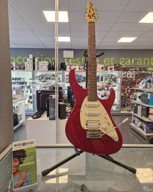 Guitare Électrique Cort S500 Transparent Red