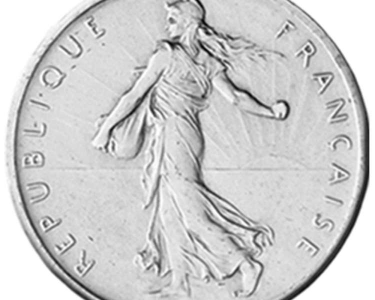 Numismatie: pièce française 1965 - 5 Francs Argent Semeuse