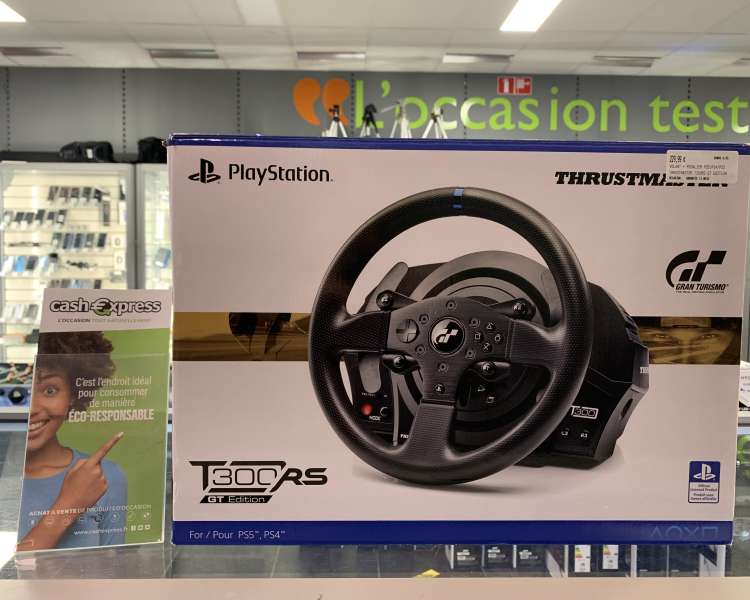 Volant + pédalier ps5/ps4/ps3 Thrustmaster t300rs Gt edition