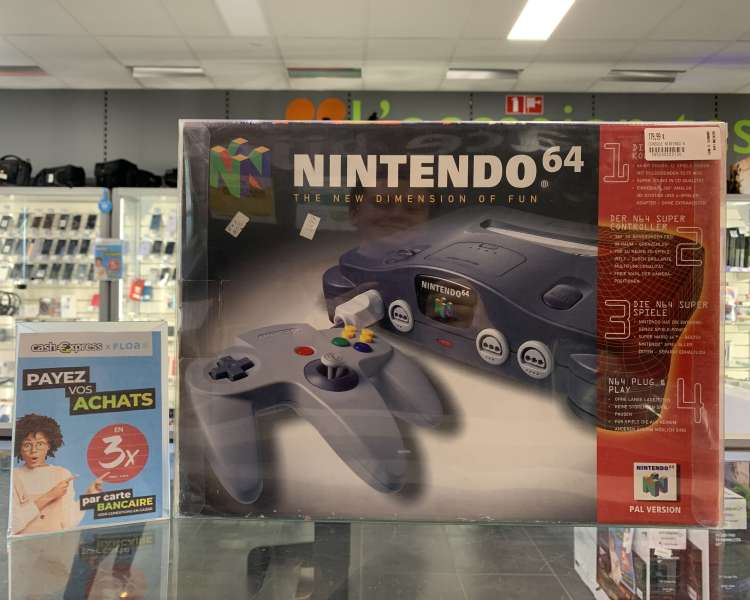 Nintendo 64 en boîte + protection plastique