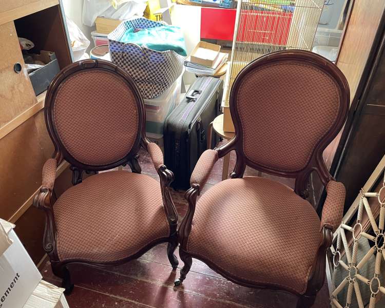 Ensemble de deux fauteuils de salon