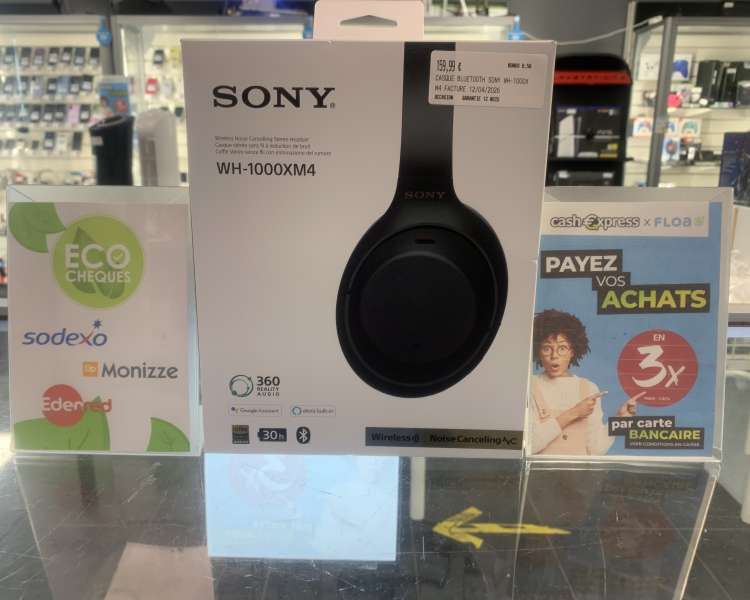 Casque Bluetooth Sony WH-1000XM4 FACTURE 12/04/2026